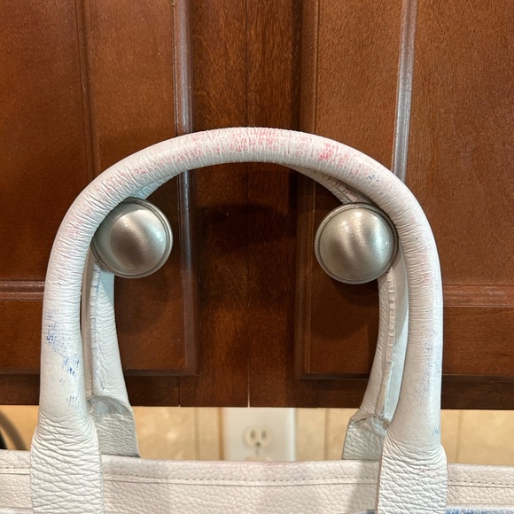 Jimmy Choo Studded Union Jack Tote - Red, Blue, White - Picture 7 of 12